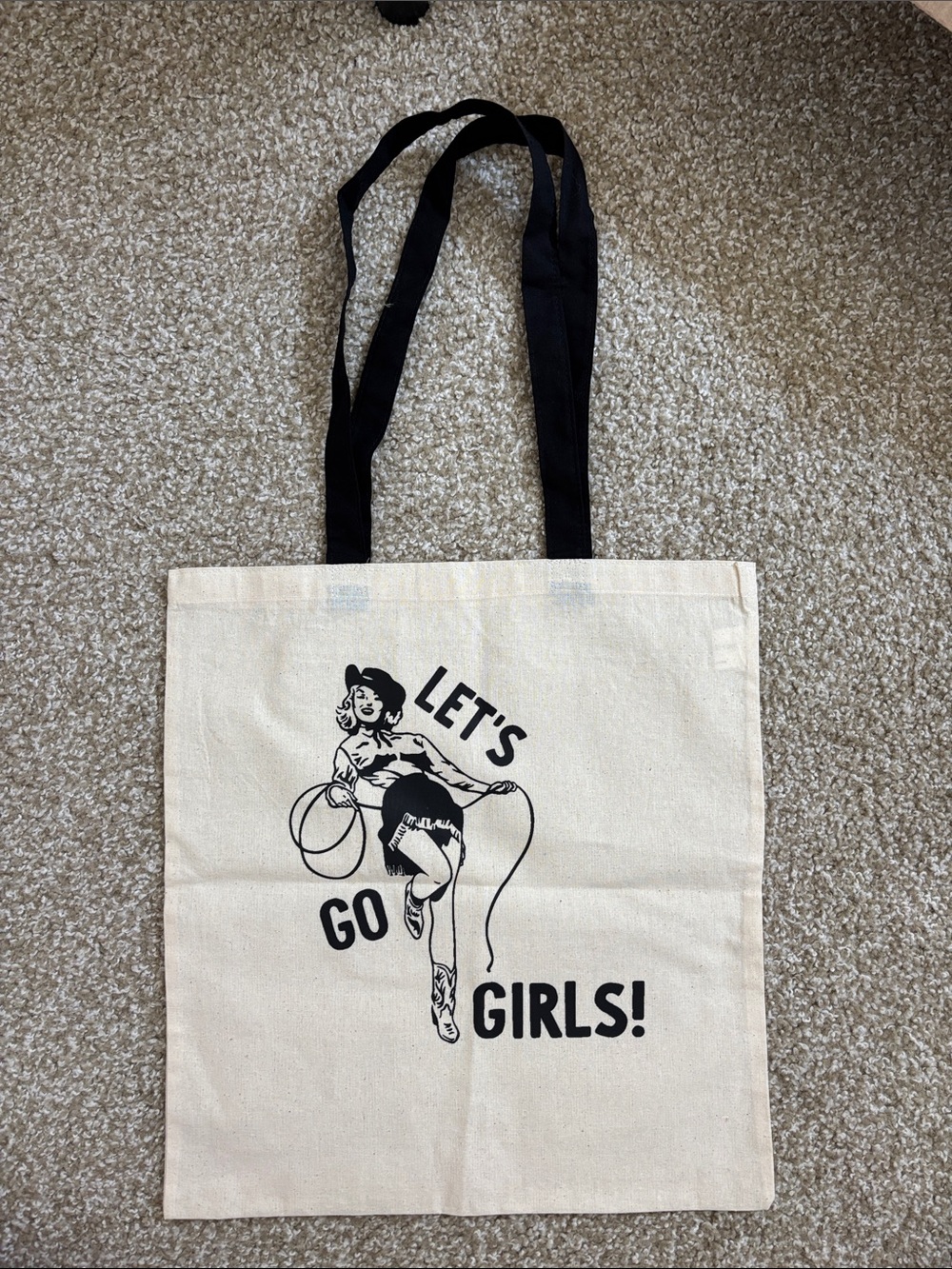 Canvas Tote Bag 'Let's Go Girls!'
